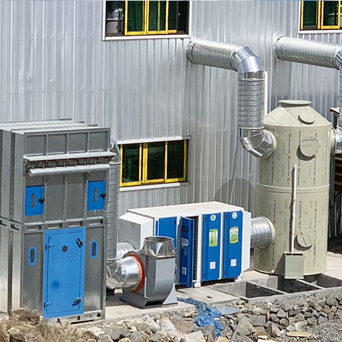 車間木屑粉（fěn）塵脈衝式中央除（chú）塵設備